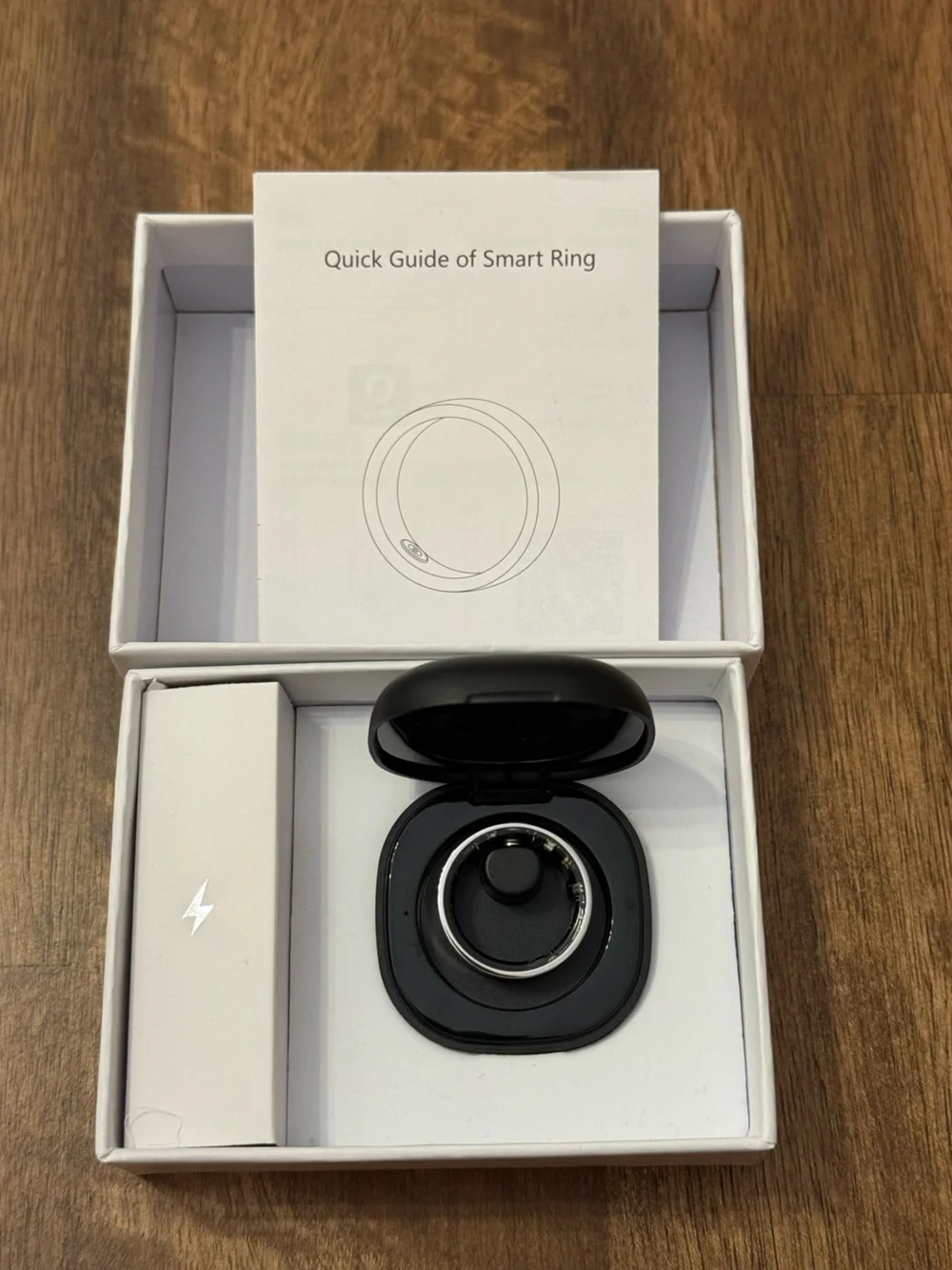 Optim Smart Ring, Silver size 9